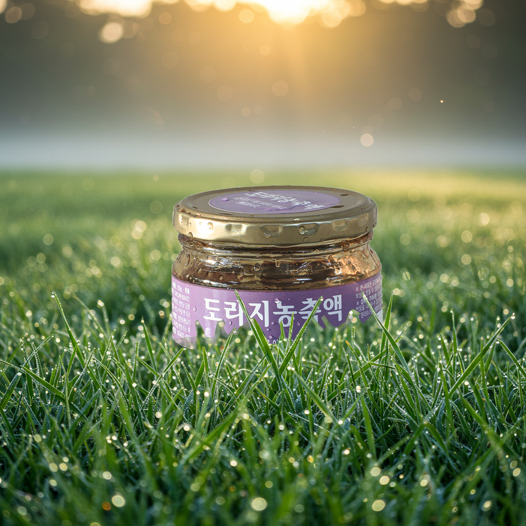 도라지농축액 3년근 이상 무농약 약도라지 통째로 넣어 추출한 100% 도라지진액 250g