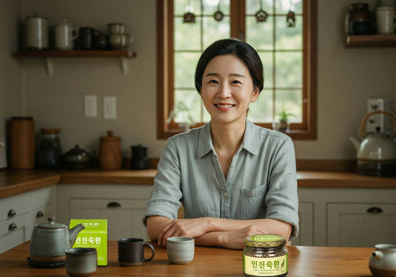 청정 자연산 직접 채취 제조 인진쑥환 300g