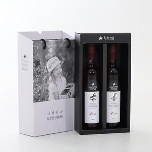 한터식품 국내산 수제발효 오미자청 아로니아청 500ml 2종세트 대표이미지 섬네일