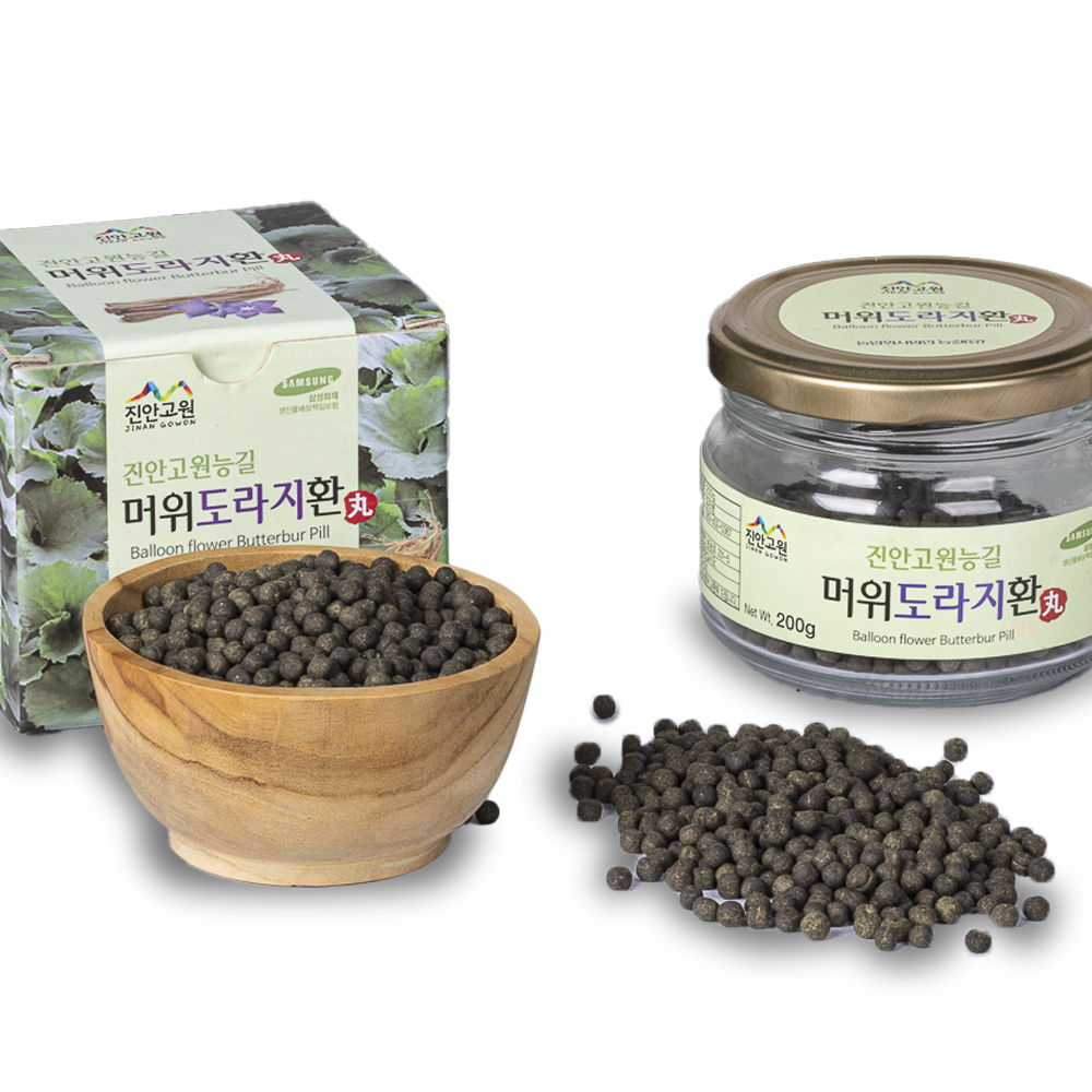 무농약 직접 재배 머위도라지환 200g