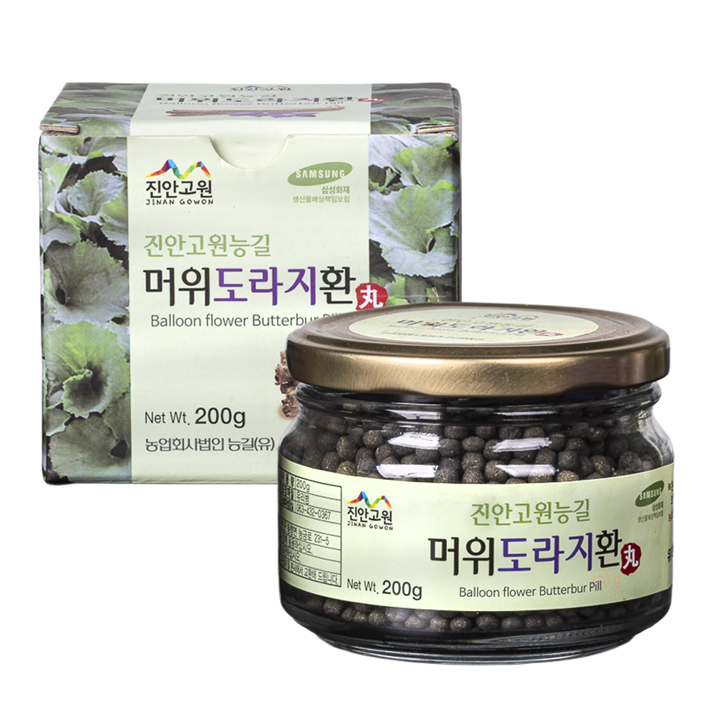 무농약 직접 재배 머위도라지환 200g