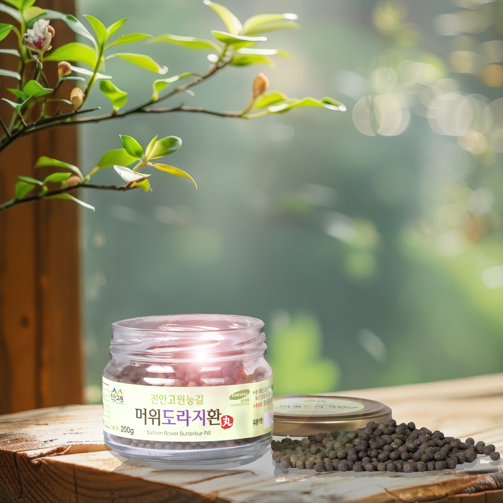 무농약 직접 재배 머위도라지환 200g