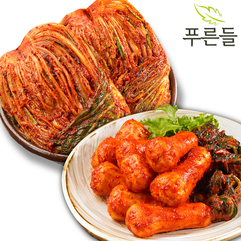 [푸른들] 양념한가득 남도식 포기김치+ 총각김치
