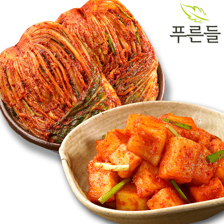 [푸른들] 양념한가득 남도식 포기김치+깍두기