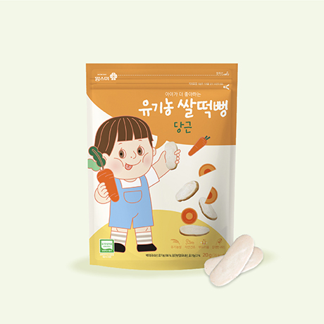[맘스미]아이간식 쟁여놓기 쌀떡뻥 12봉세트 (백미,당근,단호박)