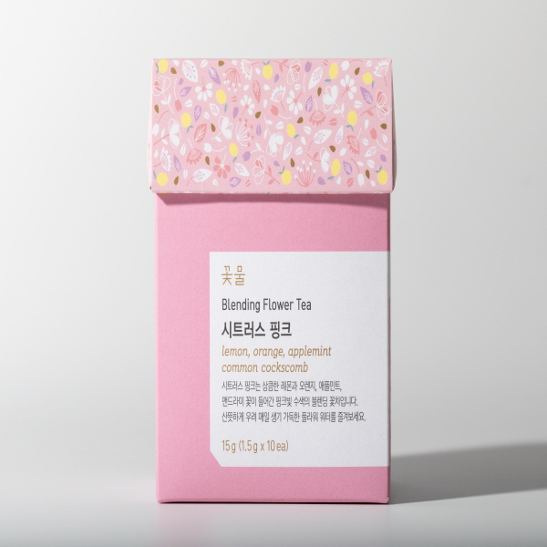 시트러스 핑크 블랜딩 꽃차_꽃물