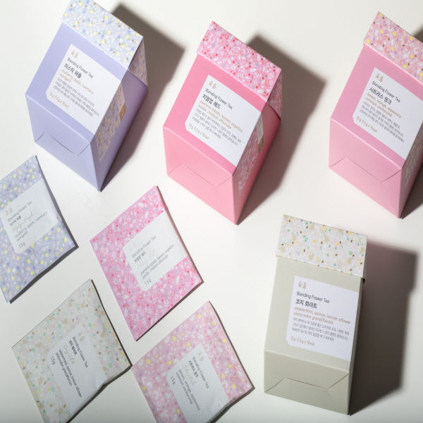 시트러스 핑크 블랜딩 꽃차_꽃물