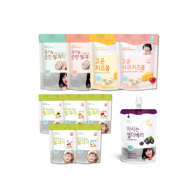 베베푸드 아기과자 골라담기