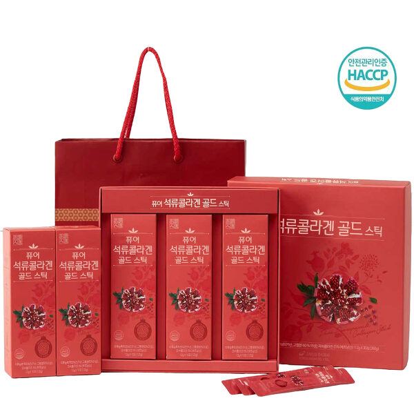 [팜&맛짱] 퓨어석류콜라겐 골드스틱(12ml x 30ea)