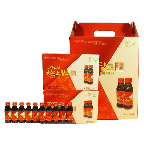 [팜&맛짱]고려6년근 홍삼드링크 100mlX20병