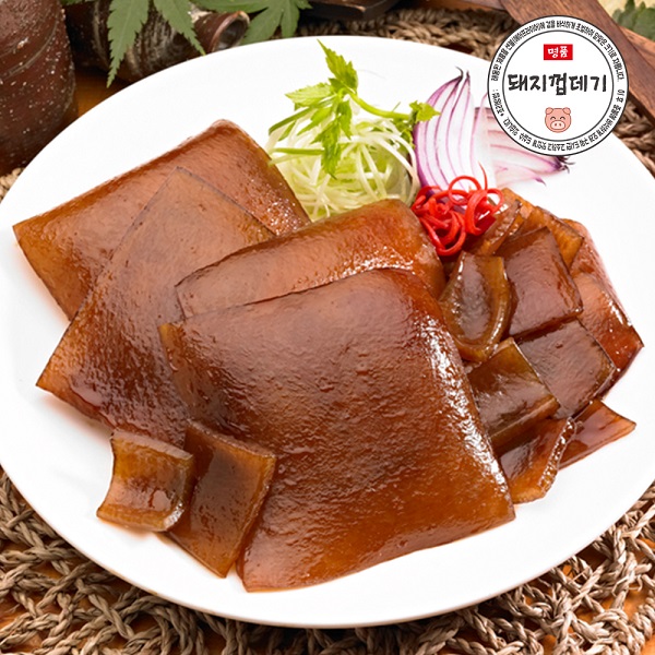 푸줏간명가 돼지껍데기(국산) 1kg, 소스포함