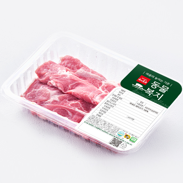 동물복지 한돈 목심(구이용, 300g)