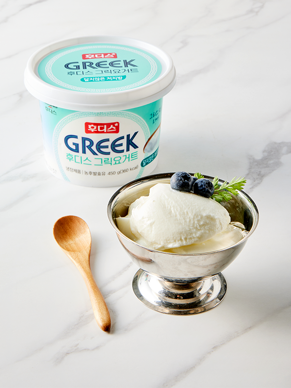 후디스 그릭요거트 달지않은 저지방 (450g)