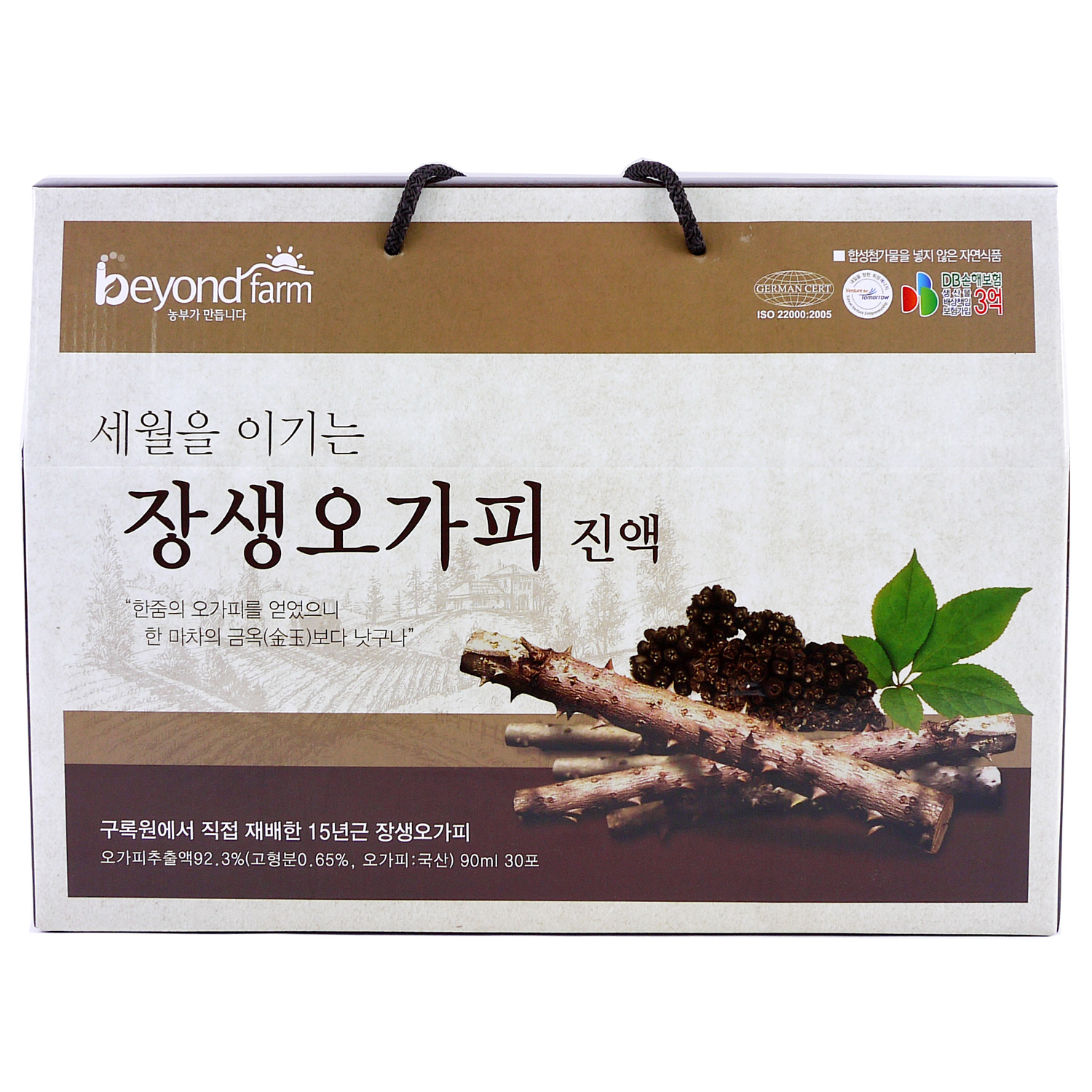 구록원 장생오가피진액 90ml 30포 가시오가피 엑기스