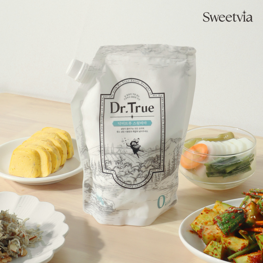 [닥터트루] 스윗비아 에리스리톨 스테비아 설탕 용기형 200g &파우치형 500g 골라담기