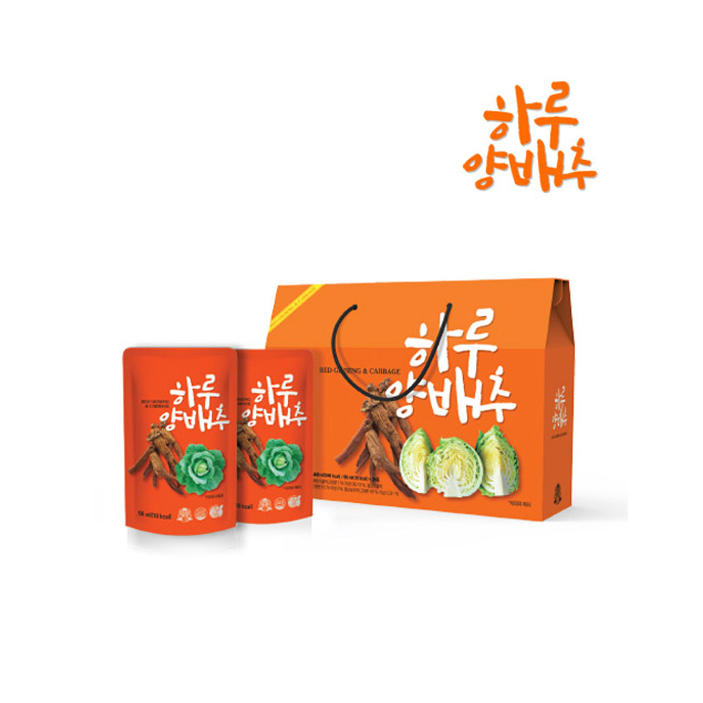 국내산 6년근 홍삼품은 하루 양배추즙 60ml x 24포 대표이미지 섬네일