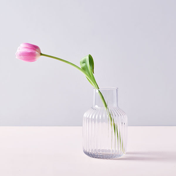 글라스코 스트라이프 보틀 유리화병