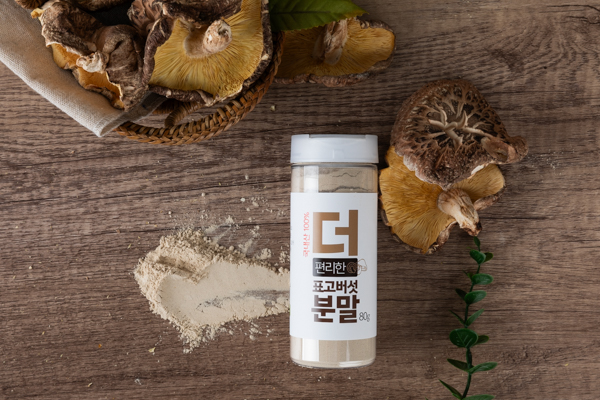 참나무원목재배 유기농 표고버섯 분말 80g