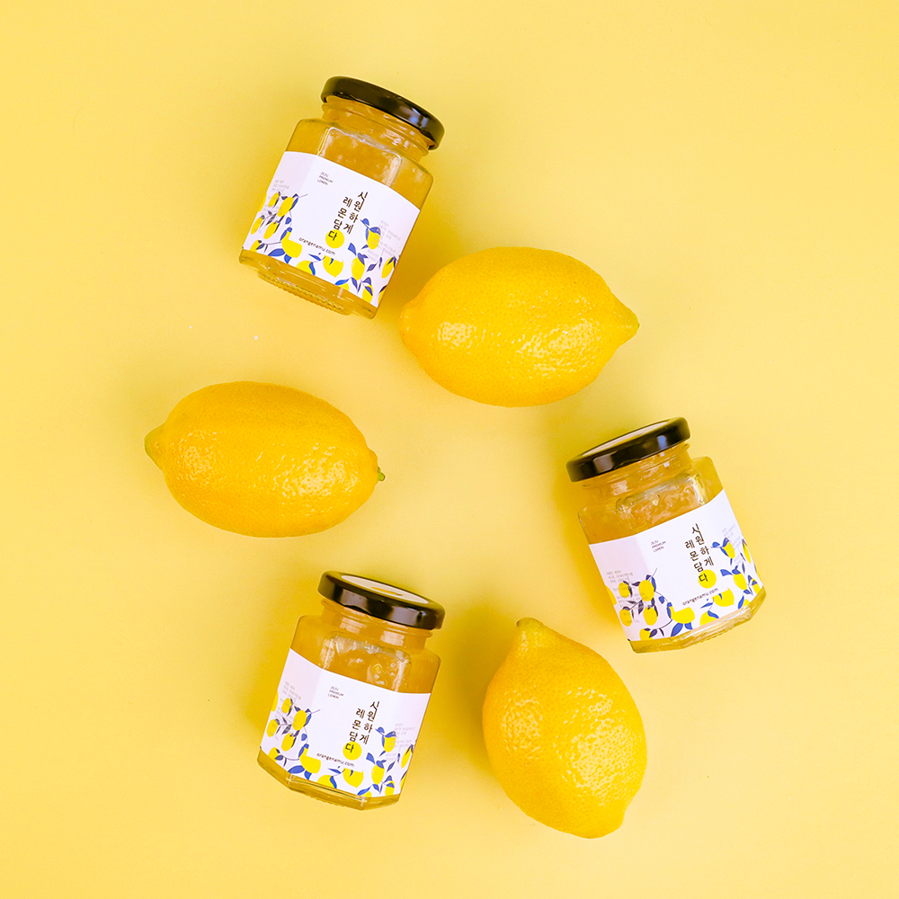 시원하게 레몬담다 제주 레몬차 레몬청 150g 답례품 대표이미지 섬네일