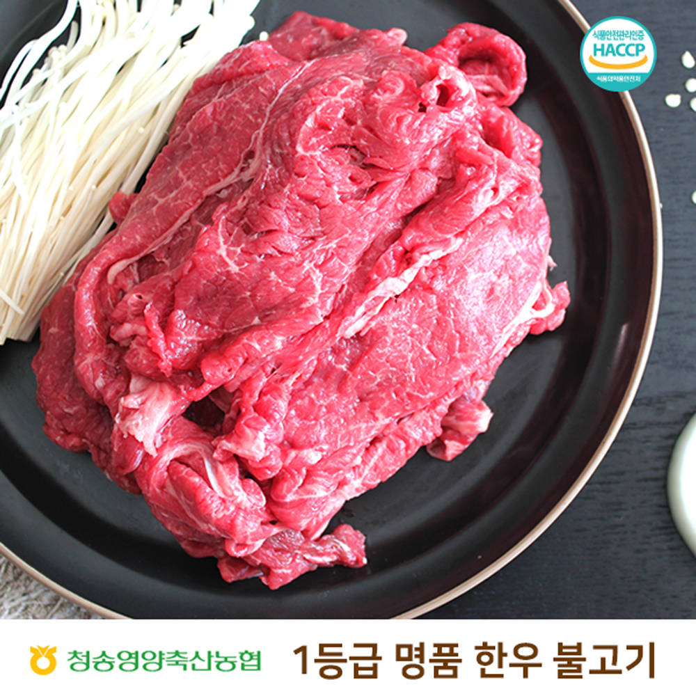 청송영양축협 1등급 명품 한우 불고기 설도 300g 대표이미지 섬네일
