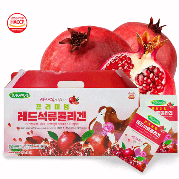 프리미엄 레드석류콜라겐 4박스(140포)