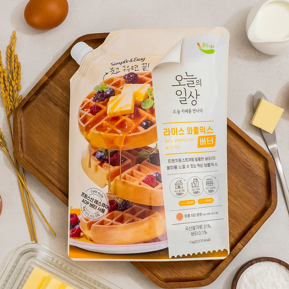 오늘의일상 브런치 라이스 와플믹스 1kg