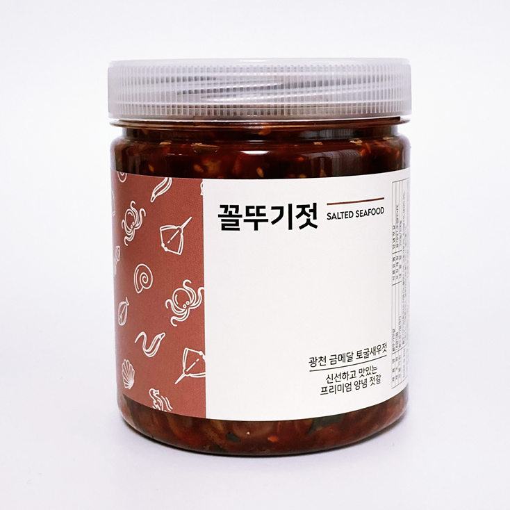 [광천금메달토굴새우젓] 꼴뚜기젓(300g/500g)