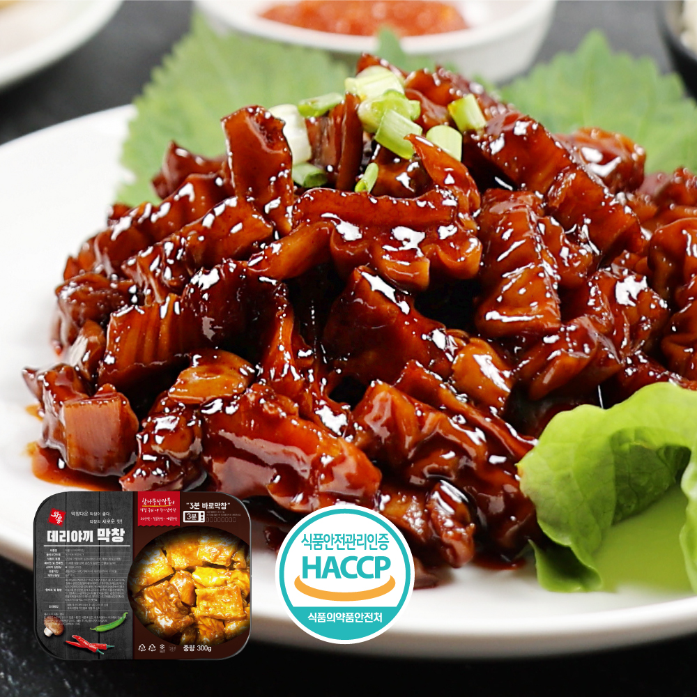와룡식품 데리야끼막창 300g