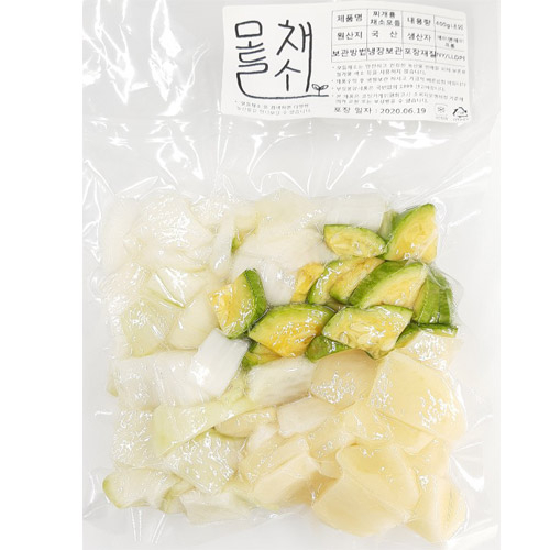 모들채소 찌개용 채소모음1~2인용200g*3팩(감자,무,양파,애호박)