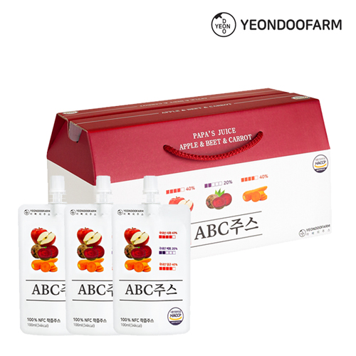 [연두팜] 국내산 ABC 주스 100ml 30개입