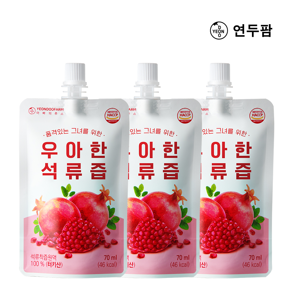 [연두팜] 우아한 석류즙 70ml 30개입