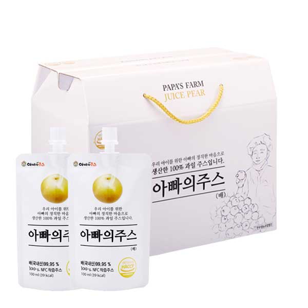 [연두팜] 아빠의주스 배즙 100ml 20개입