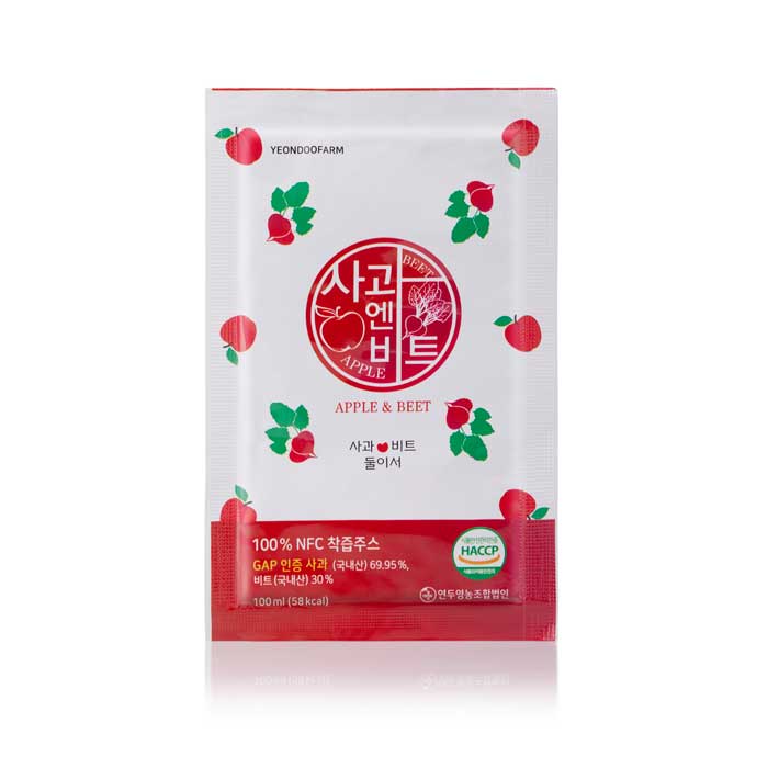 [연두팜] 찢어먹는 사과엔비트 100ml 30개입