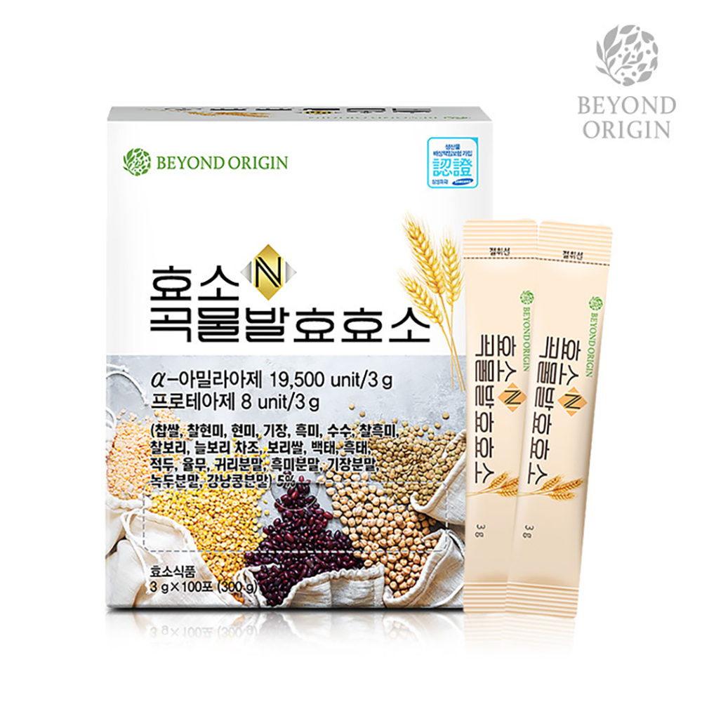 [비욘드오리진] 효소N 곡물발효효소 3g x 100포 대표이미지 섬네일