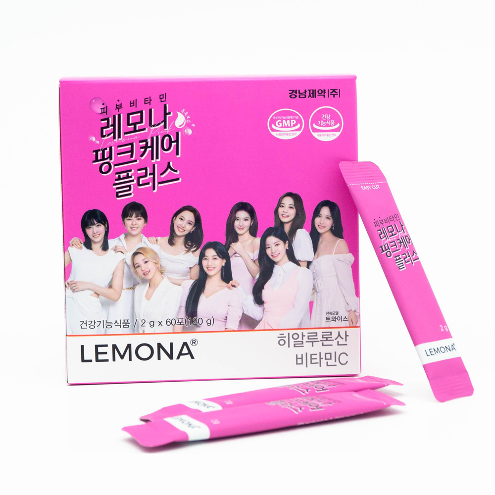 피부비타민 레모나 핑크케어 플러스 2gx60포