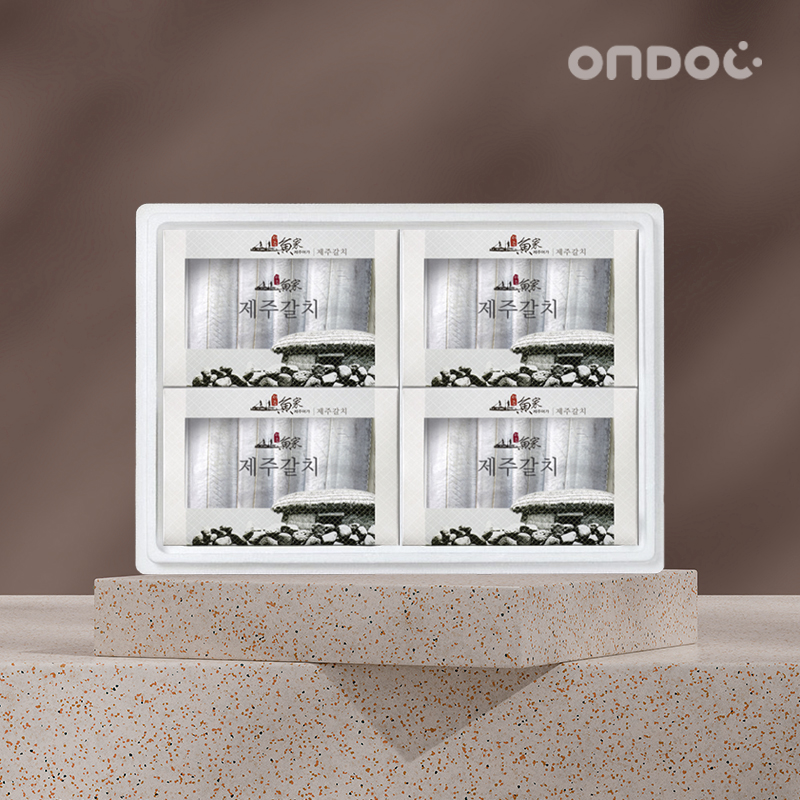 [온도씨]제주 은갈치 선물세트 1호 (은갈치 특대 4미/총1.6kg내외)