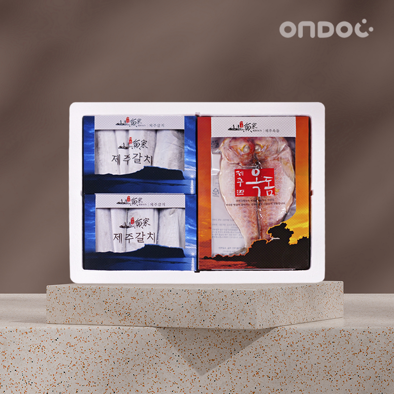 [온도씨]제주 수산물 선물세트 모둠 7호 (은갈치 대 2미/옥돔 대 2미/총1kg내외)