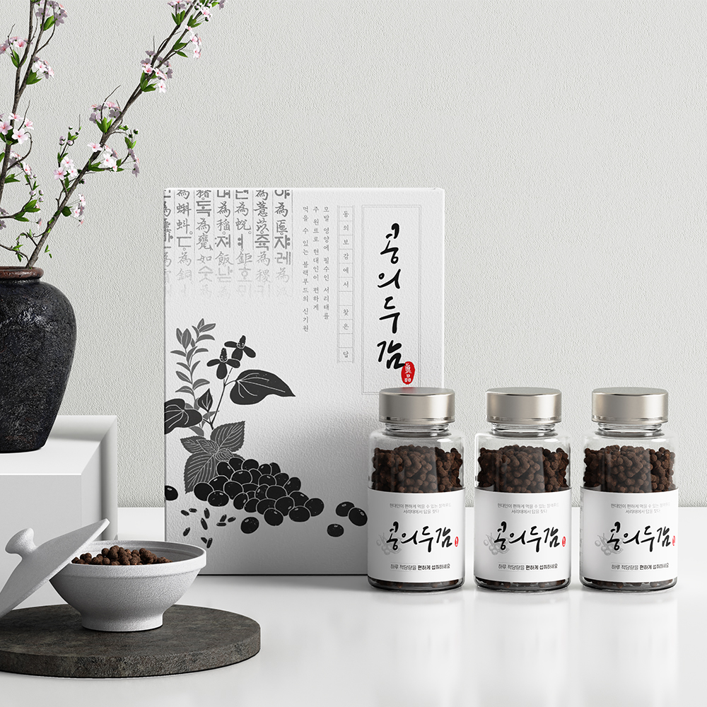새치탈출 검은콩 서리태환 콩의두감 100g/병