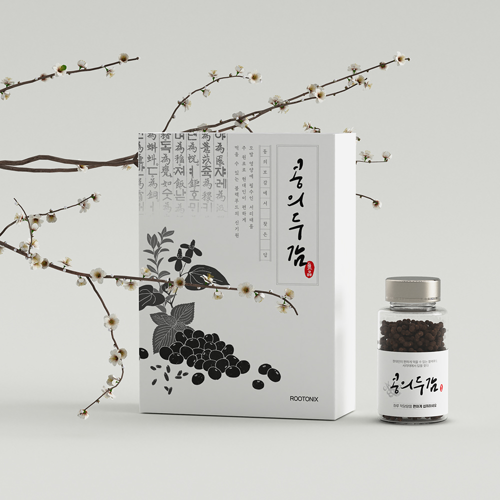 새치탈출 검은콩 서리태환 콩의두감 100g/병