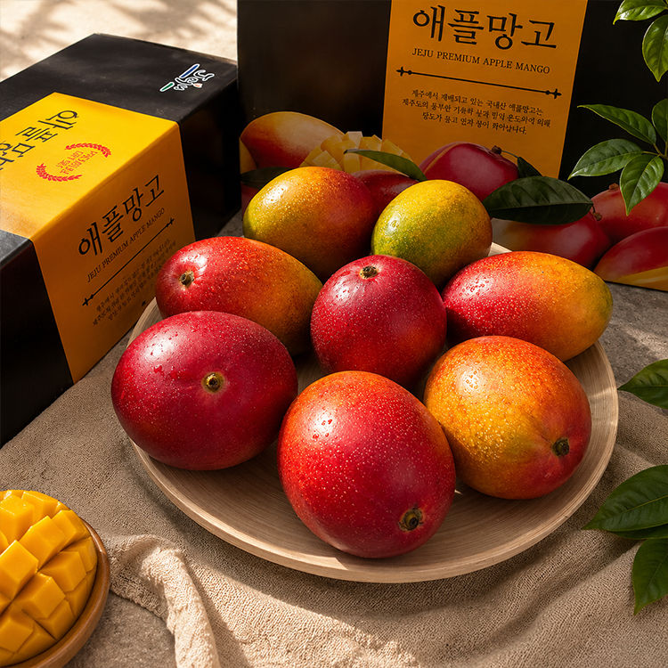 달콤한 제주 애플망고 (선물용, 중량선택, 제주직송)