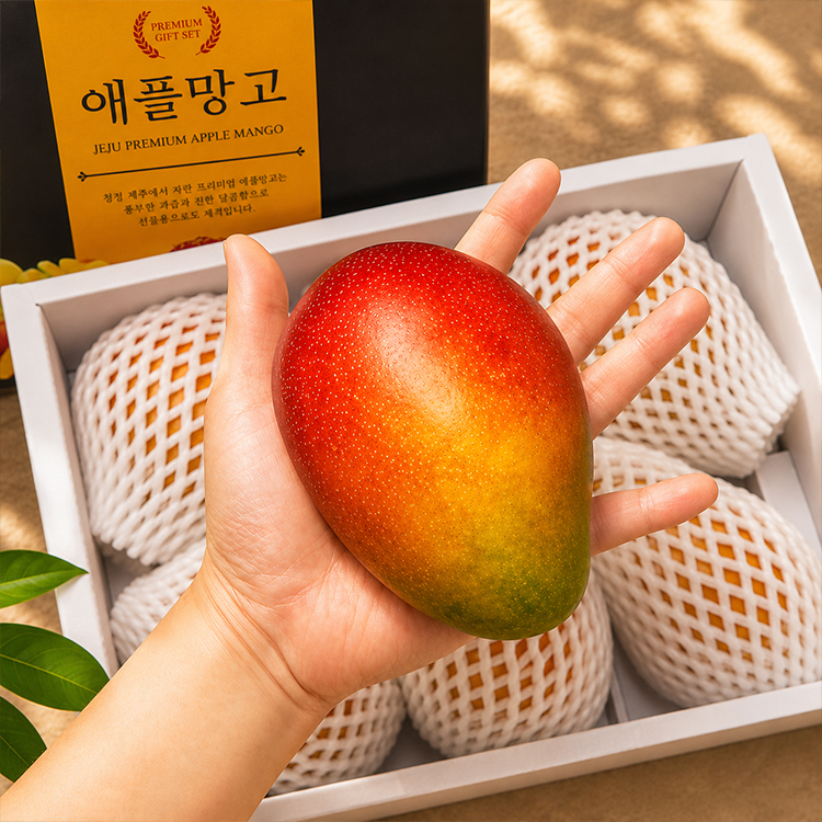 달콤한 제주 애플망고 (선물용, 중량선택, 제주직송)