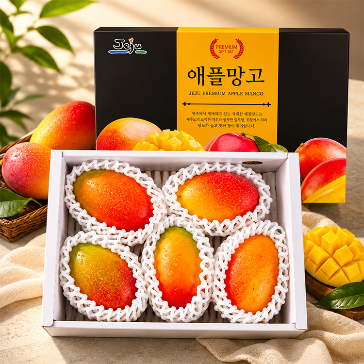 달콤한 제주 애플망고 (선물용, 중량선택, 제주직송) 대표이미지 섬네일