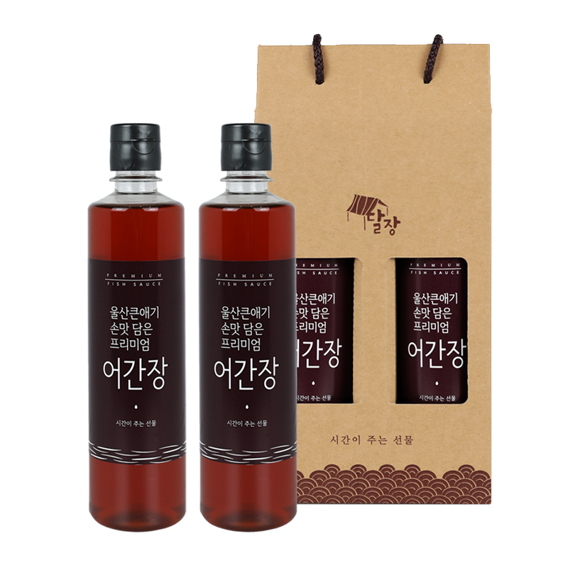 울산큰애기 손맛담은 프리미엄어간장500ml세트[5년숙성]