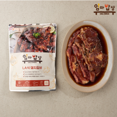 엄마밥상 LA식 양념돼지갈비 500g