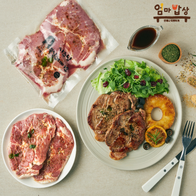 엄마밥상 가정식 시즈닝 목살 스테이크 300g