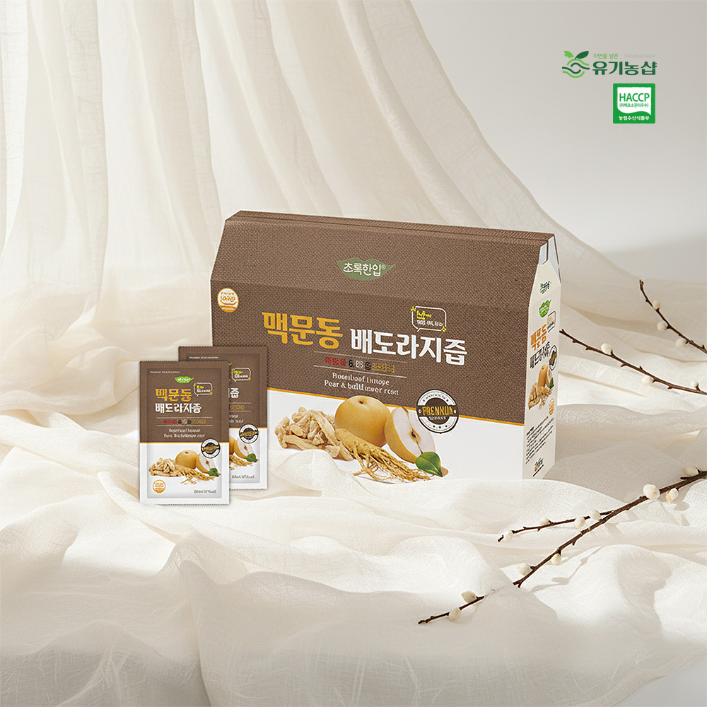 초록한입 맥문동 배도라지즙 80ml x 21포