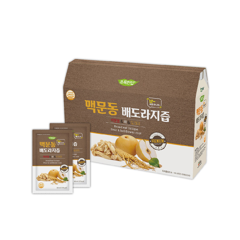 초록한입 맥문동 배도라지즙 80ml x 21포 대표이미지 섬네일