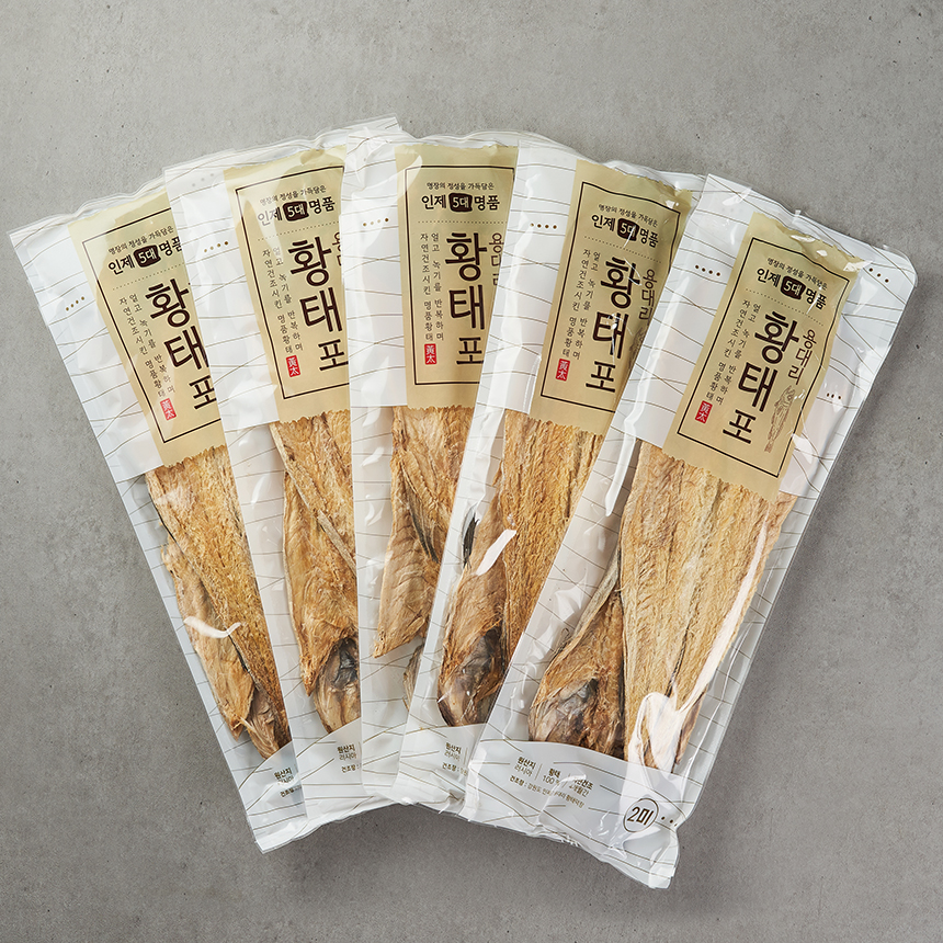 인제5대명품 용대리 황태포 10미 (2미*5개입, 특왕 44~46cm)