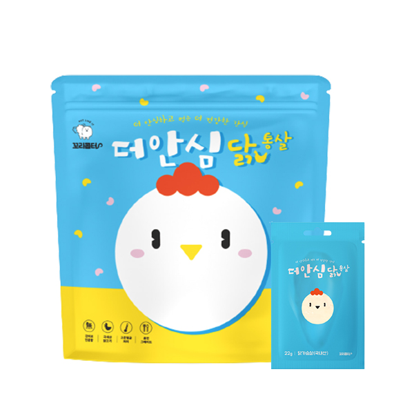 에코펫위드 강아지 고양이 간식 더안심닭 통살 22gx10개