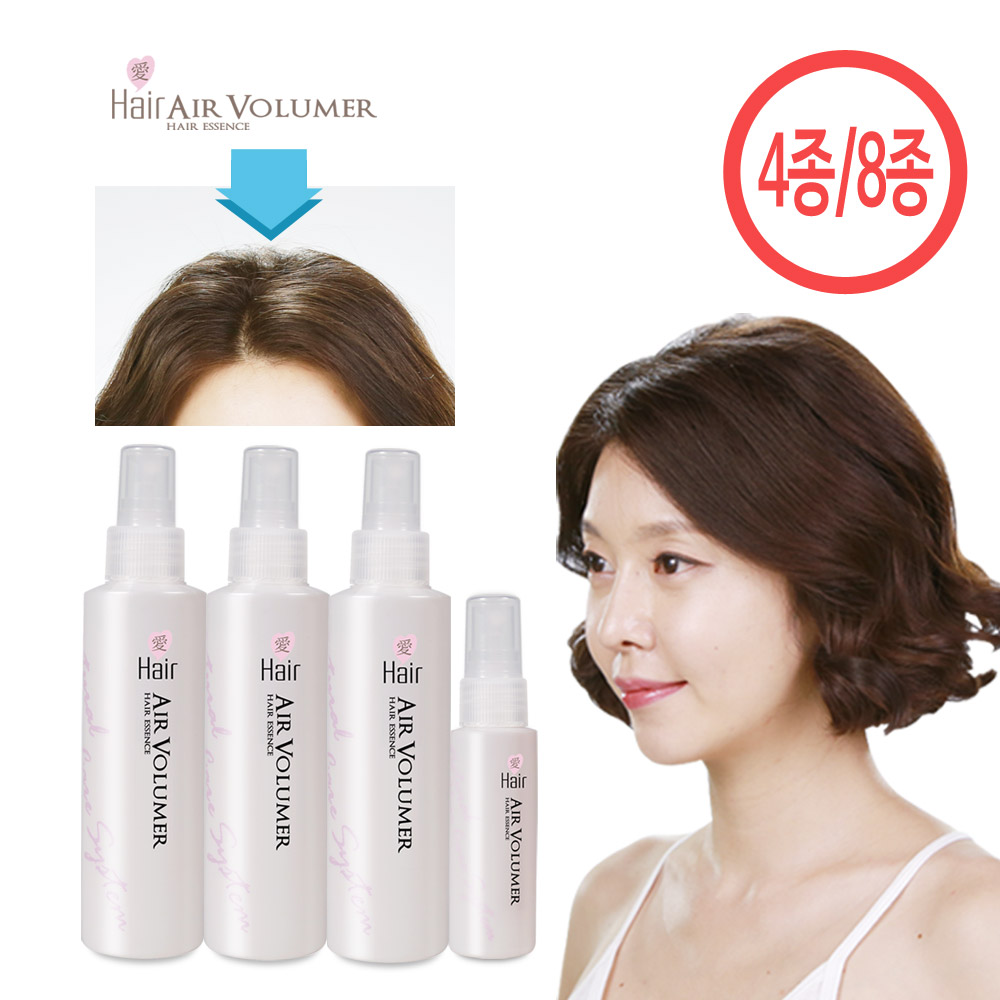 헤어애 에어볼류머 4종, 8종 택1 헤어볼류머 헤어스프레이 헤어픽서 헤어볼륨